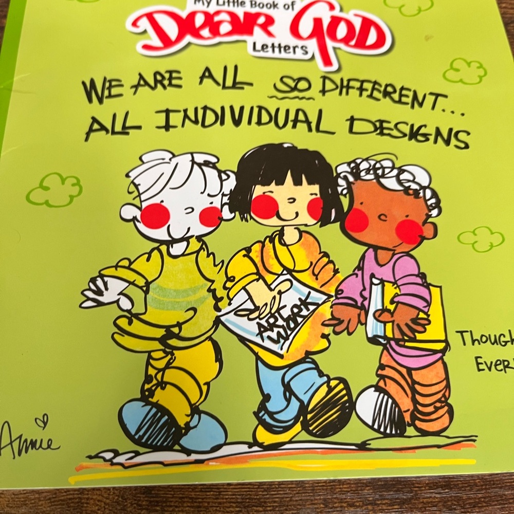 Dear God Letters (We are all SO different.. all individual designs)
